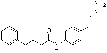 N-[4-(2-Hydrazinylethyl)phenyl]benzenebutanamide molecular structure (CAS 1591932-50-1)