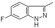 structure of CAS# 159305-16-5, 6-Fluoro-3-methyl-1H-indazole