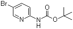 2-(Boc-氨基)-5-溴吡啶分子结构 (CAS 159451-66-8)