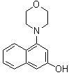 4-Morpholino-2-naphthol molecular structure (CAS 159596-05-1)