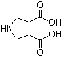 Pyrrolidine-3,4-dicarboxylic acid molecular structure (CAS 159694-26-5)