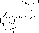 4-(Dicyanomethylene)-2-methyl-6-(1,1,7,7-tetramethyljulolidyl-9-enyl)-4H-pyran molecular structure (CAS 159788-00-8)