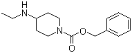 结构式 CAS# 159874-38-1, 4-乙基氨基哌啶-1-羧酸苄酯