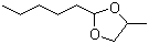 Hexaldehyde propyleneglycol acetal molecular structure (CAS 1599-49-1)