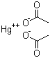 Mercury acetate molecular structure (CAS 1600-27-7)