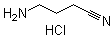 structure of CAS# 16011-90-8, 4-Aminobutanenitrile hydrochloride;4-Aminobutyronitrile hydrochloride