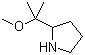 2-(2-Methoxypropan-2-yl)pyrrolidine molecular structure (CAS 160142-25-6)