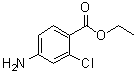 Ethyl 4-amino-2-chlorobenzoate molecular structure (CAS 16017-69-9)
