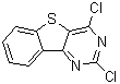structure of CAS# 160199-05-3, 2,4-Dichloro-[1]benzothieno[3,2-d]pyrimidine