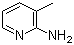 2-氨基-3-甲基吡啶分子结构 (CAS 1603-40-3)