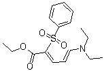 5-(Diethylamino)-2-(phenylsulfonyl)-2,4-pentadienoic acid ethyl ester molecular structure (CAS 160306-22-9)