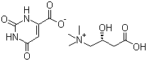 L-Carnitine orotate molecular structure (CAS 160468-17-7)