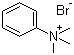 structure of CAS# 16056-11-4, Phenyltrimethylammonium bromide;N,N,N-Trimethylanilinium bromide; Trimethylphenylammonium bromide