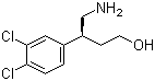 结构式 CAS# 160707-16-4, (S)-4-氨基-3-(3,4-二氯苯基)-1-丁醇; (S)-2-(3,4-二氯苯基)-4-羟基丁胺