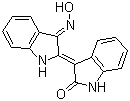 Indirubin 3'-monoxime molecular structure (CAS 160807-49-8)