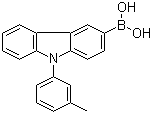 [9-(3-Methylphenyl)-9H-carbazol-3-yl]boronic acid molecular structure (CAS 1609267-35-7)