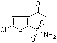 3-Acetyl-5-chlorothiophene-2-sulfonamide molecular structure (CAS 160982-10-5)