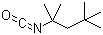 structure of CAS# 1611-57-0, 1,1,3,3-Tetramethylbutyl isocyanate