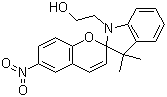 3',3'-Dimethyl-6-nitro-spiro[2H-1-benzopyran-2,2'-indoline]-1'-ethanol molecular structure (CAS 16111-07-2)