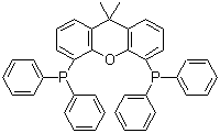 4,5-双二苯基膦-9,9-二甲基氧杂蒽分子结构 (CAS 161265-03-8)