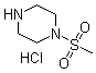 structure of CAS# 161357-89-7, 1-Methanesulfonylpiperazine hydrochloride;(N-Methylsulfonyl)piperazine hydrochloride; 1-(Methylsulfonyl)piperazine hydrochloride