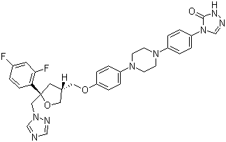 Posaconazole inter-8 molecular structure (CAS 161532-56-5)