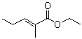 Ethyl (E)-2-methyl-2-pentenoate molecular structure (CAS 1617-40-9)