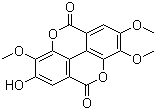 2,3,8-三-O-甲基鞣花酸分子结构 (CAS 1617-49-8)