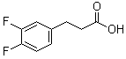 结构式 CAS# 161712-75-0, 3-(3,4-二氟苯基)丙酸
