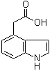 1H-Indole-4-acetic acid molecular structure (CAS 16176-74-2)