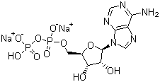 structure of CAS# 16178-48-6, Adenosine-5'-diphosphate disodium salt;5'-ADP-Na2