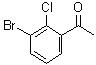 1-(3-Bromo-2-chlorophenyl)ethanone molecular structure (CAS 161957-62-6)