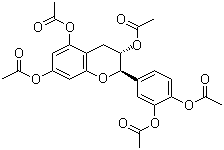 structure of CAS# 16198-01-9, Catechin pentaacetate