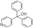 二苯基(4-吡啶基)甲醇分子结构 (CAS 1620-30-0)