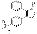 structure of CAS# 162011-90-7, Rofecoxib;Vioxx; 4-[4-(Methylsulfonyl)phenyl]-3-phenylfuran-2(5H)-one