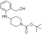 1-Boc-4-(2-hydroxymethylphenylamino)piperidine molecular structure (CAS 162045-29-6)