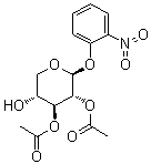 2-Nitrophenyl beta-D-xylopyranoside 2,3-diacetate molecular structure (CAS 162088-91-7)