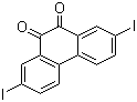 结构式 CAS# 16218-32-9, 2,7-二碘菲醌