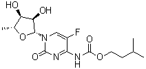 5'-Deoxy-5-fluoro-N4-(isopentyloxycarbonyl)cytidine molecular structure (CAS 162204-30-0)