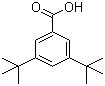 结构式 CAS# 16225-26-6, 3,5-二叔丁基苯甲酸