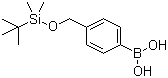 structure of CAS# 162356-89-0, 4-TBDMS-hydroxymethylphenylboronic acid;[4-[[[tert-Butyl)dimethylsilyl]oxy]methyl]phenylboronic acid
