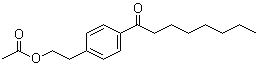 4-Octanoylphenethyl acetate molecular structure (CAS 162358-03-4)