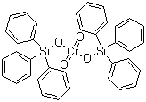 结构式 CAS# 1624-02-8, 铬酸双(三苯甲基硅烷基)酯