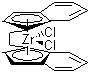 meso-Ethylenebis(1-indenyl)zirconium dichloride molecular structure (CAS 162429-20-1)