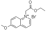 structure of CAS# 162558-52-3, 1-(2-Ethoxy-2-oxoethyl)-6-methoxyquinolinium bromide