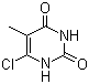 structure of CAS# 1627-28-7, 6-Chlorothymine;6-Chloro-5-methylpyrimidine-2,4(1H,3H)-dione