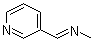 structure of CAS# 16273-54-4, N-Methyl-N-(3-pyridylmethylene)amine;3-(N-Methylformimidoyl)pyridine; alpha-(Methylimino)-3-picoline