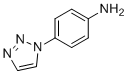 4-(1H-1,2,3-triazol-1-yl)aniline molecular structure (CAS 16279-88-2)