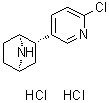 rel-(1R,2R,4S)-2-(6-Chloro-3-pyridinyl)-7-azabicyclo[2.2.1]heptane hydrochloride (1:2) molecular structure (CAS 162885-01-0)