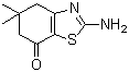 2-氨基-5,5-二甲基-5,6-二氢-4H-苯并噻唑-7-酮分子结构 (CAS 1629-95-4)